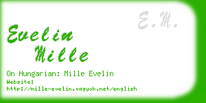 evelin mille business card